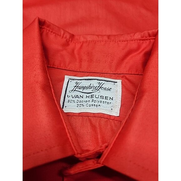 Hampshire House Van Heusen tuxedo cuff medium men's vintage shirts - Picture 4 of 9